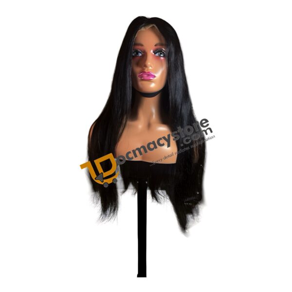 Premium 100% Human Hair HD Lace Wigs 13×4 HD lace front wigs feature luxurious, straight, 22-inch natural human hair