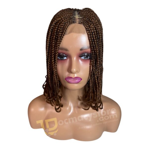 sleek lace-front wig with a closure