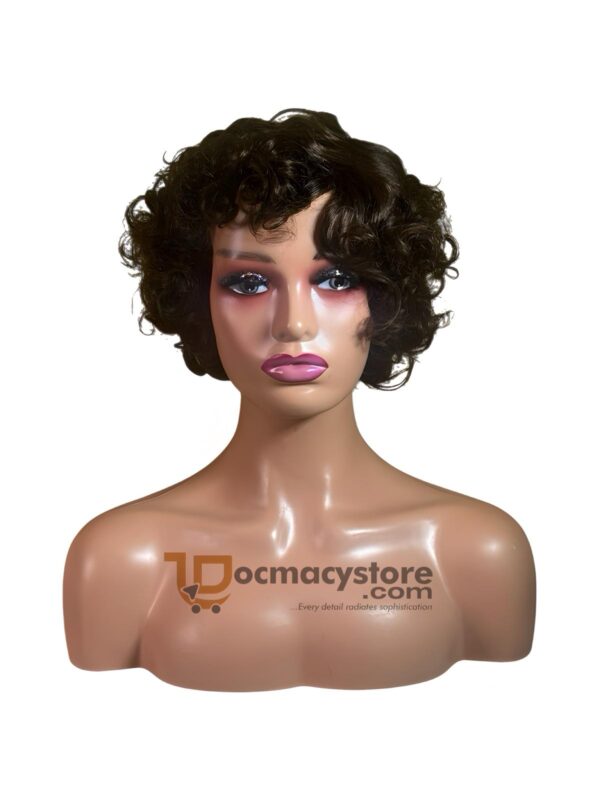 Factory-made side part bounce human hair
