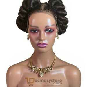 Sunmoko Braid Wig – Twin Roll Edition (Deep Dark Brown)