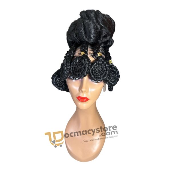 Black braided wig