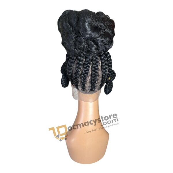 Black braided wig - Image 2