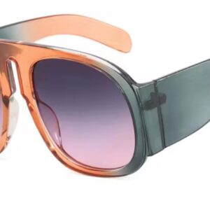 Olive Green Frame With Brown Gradient Lenses