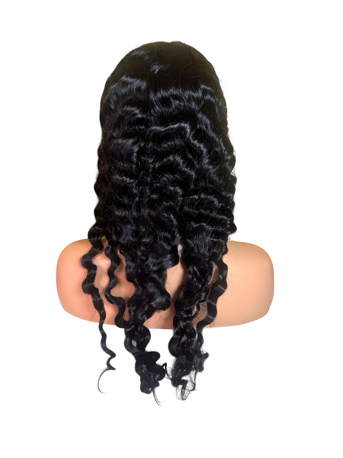 22” 5x5 Water Curl Wig – 100% Human Hair - Image 6