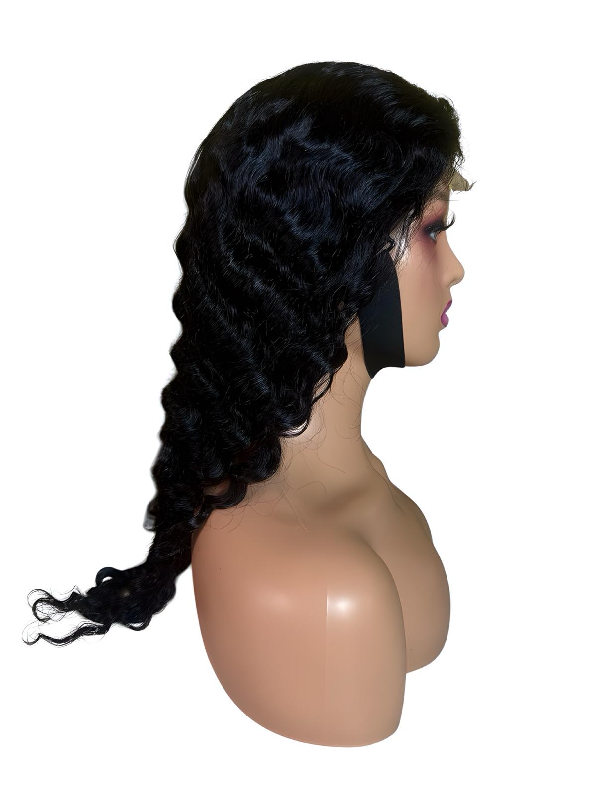 22” 5x5 Water Curl Wig – 100% Human Hair - Image 7