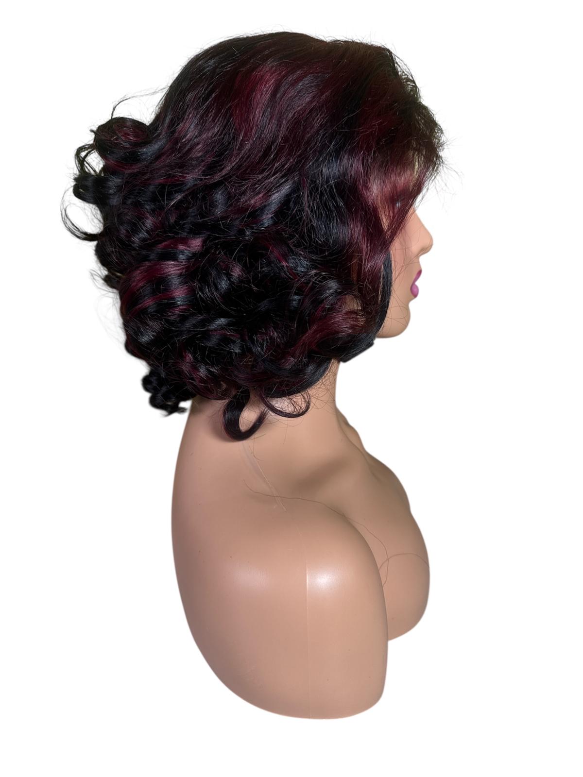 5x5 DD Bounce Wig – 14” (1B/99J) - Image 2
