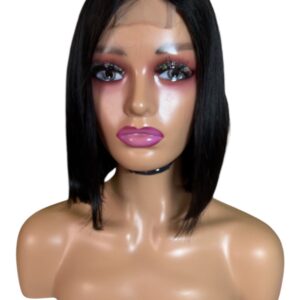 10” Natural Black Bob Wig – 2×6 Lace.