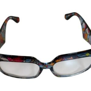 Color Splash Pattern Eyeglasses