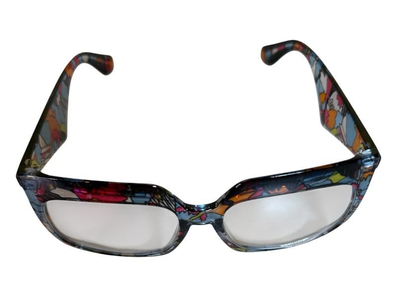 Color Splash Pattern Eyeglasses