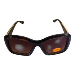 Tortoiseshell Cat-Eye Sunglasses – Brown Gradient Lenses (Rayflector)