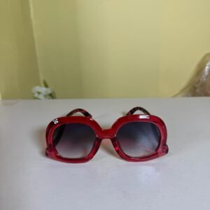 Red Oversized Fashion Sunglasses