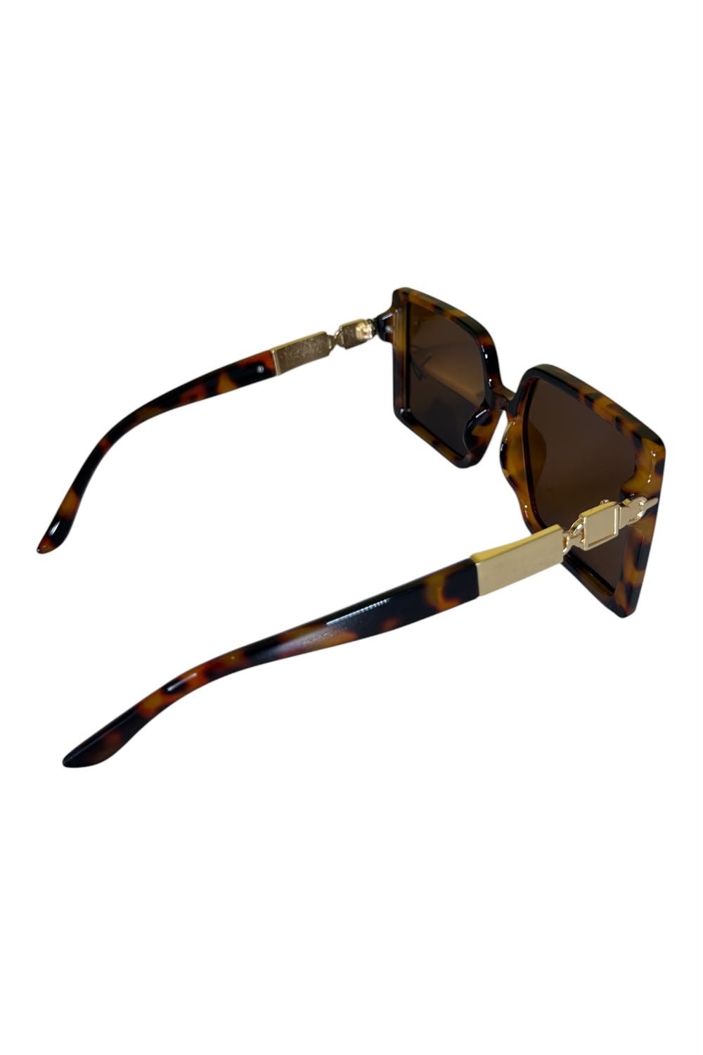 Polarized Oversized Square Sunglasses – Tortoiseshell (Royal Stallion) - Image 2