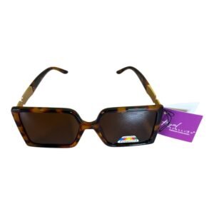 Polarized Oversized Square Sunglasses – Tortoiseshell (Royal Stallion)